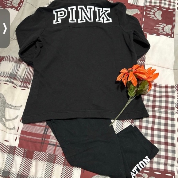 VS/PINK Black Workout Outfit!!! - Picture 4 of 4